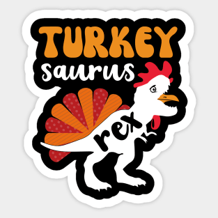 Turkeysaurus Rex Sticker